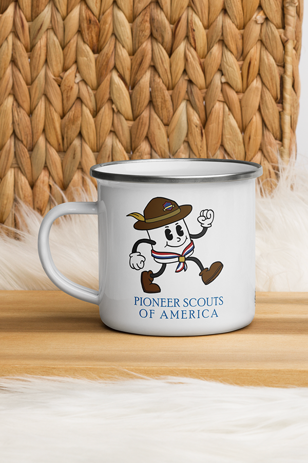 Fallout Pioneer Scouts Camper Enamel Mug