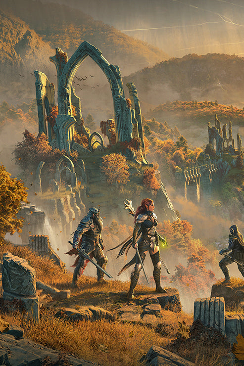 The Elder Scrolls Online Gold Road Lithograph – Official Bethesda Gear ...