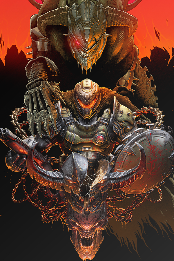 DOOM: The Dark Ages Luke Preece x Billelis Lithograph (Limited Edition)