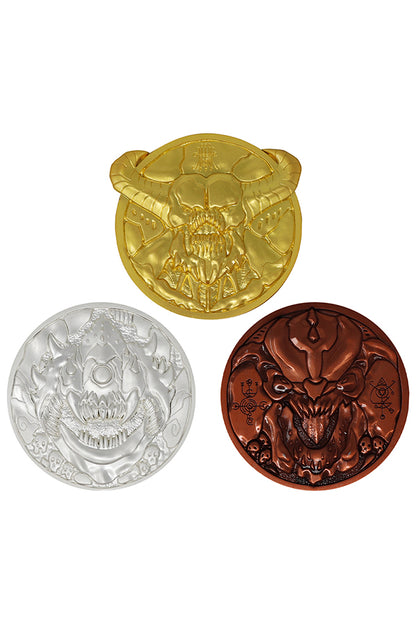 DOOM Arcade Mode Medallion 3-Pack