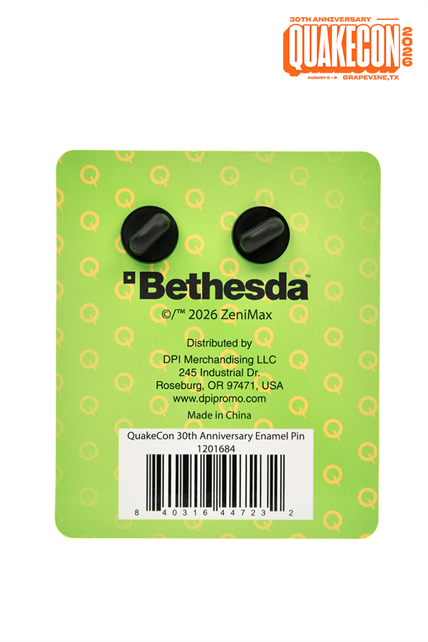 QuakeCon 30th Anniversary Enamel Pin