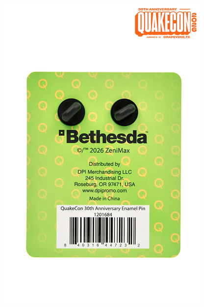 QuakeCon 30th Anniversary Enamel Pin