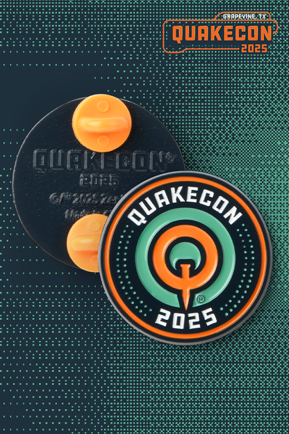 QuakeCon 2025 Enamel Pin