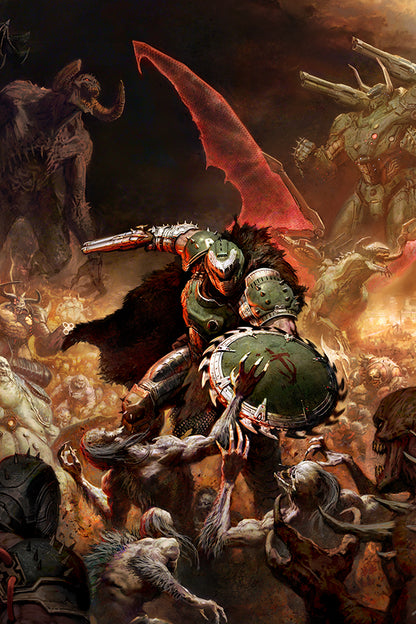 DOOM: The Dark Ages Endless Battle Lithograph