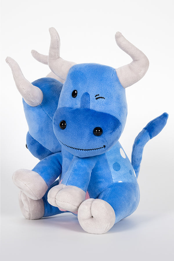 Fallout Blue Brahmin Plush Official Bethesda Gear Store