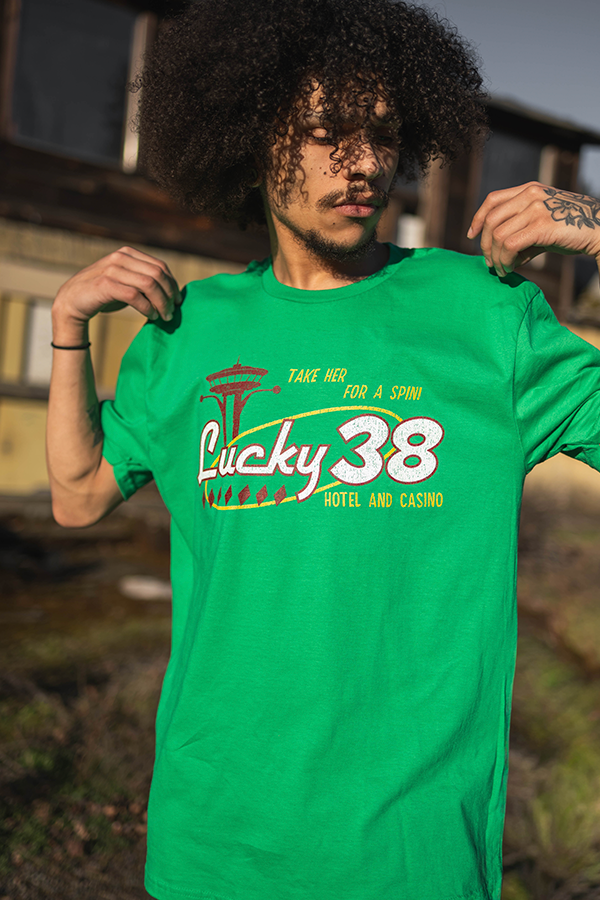 Fallout New Vegas Lucky 38 Casino Tee