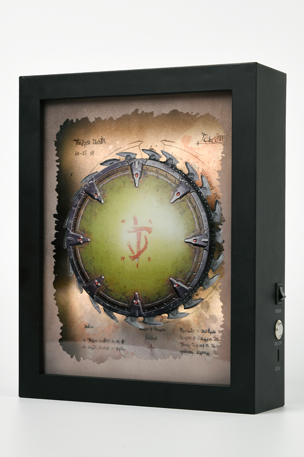 DOOM: The Dark Ages Spinning Shield Saw Shadowbox