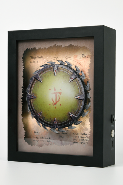 DOOM: The Dark Ages Spinning Shield Saw Shadowbox
