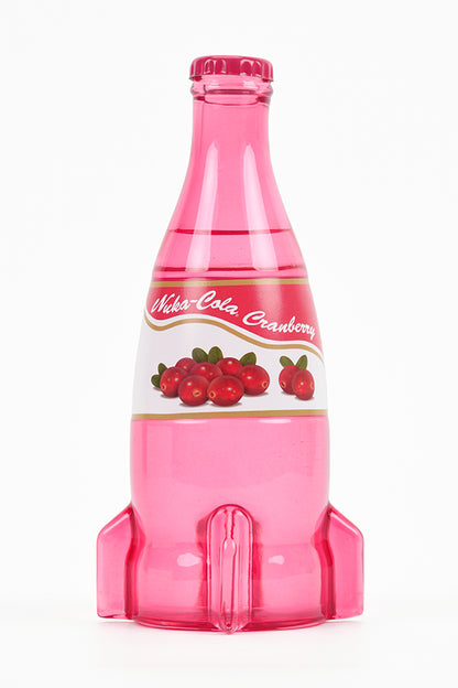 Fallout Nuka-Cola Cranberry Glass Bottle & Caps