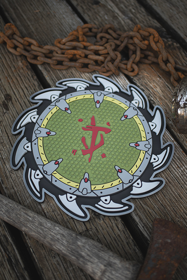DOOM: The Dark Ages Shield Saw Bar Mat