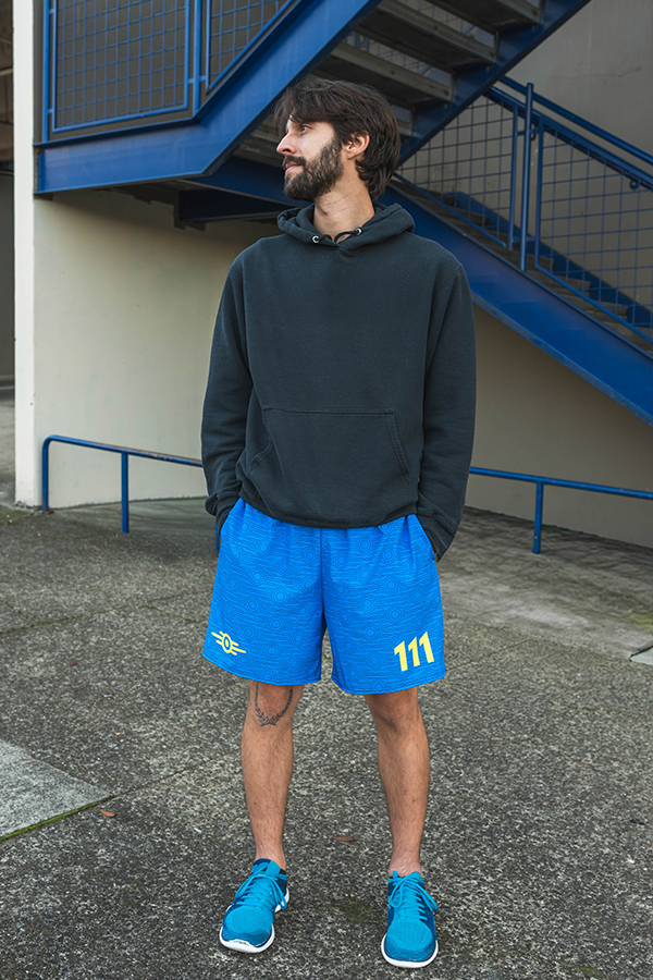 Fallout Vault 111 Athletic Shorts