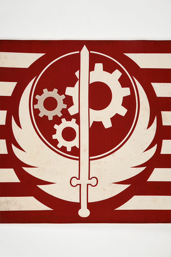 Fallout Brotherhood of Steel Canvas Banner