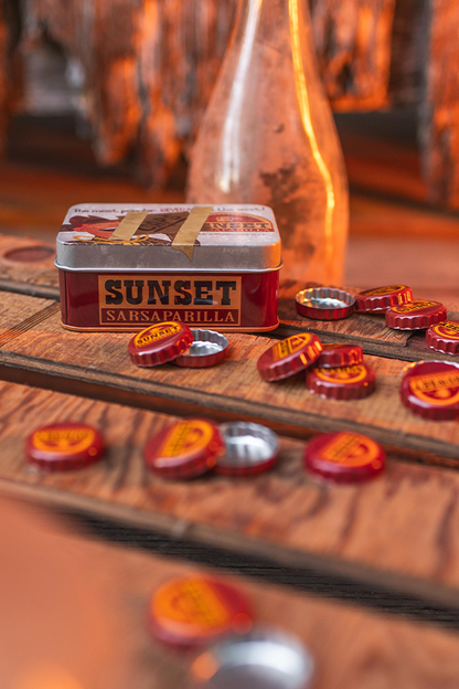 Fallout Bottlecap Series: Sunset Sarsaparilla with Collectible Tin