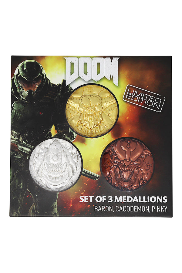 DOOM Arcade Mode Medallion 3-Pack