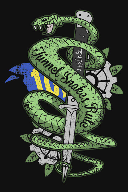 Fallout Tunnel Snakes Tattoo Tee