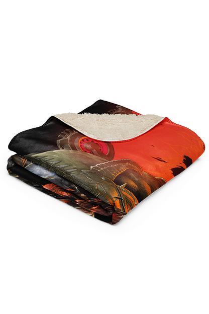 DOOM: The Dark Ages Luke Preece x Billelis Throw Blanket