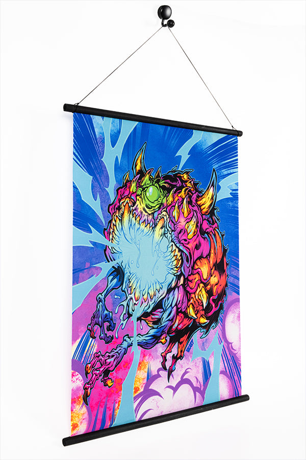 DOOM Eternal Cacodemon Wall Scroll by Beast Wreck