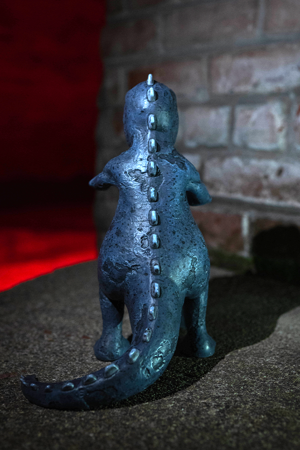 Fallout New Vegas Dinky the T-Rex Statue (Nighttime)