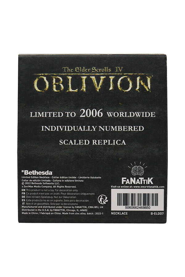 The Elder Scrolls Oblivion Amulet of Kings Limited Edition Necklace