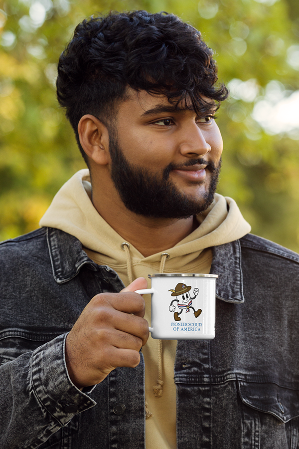 Fallout Pioneer Scouts Camper Enamel Mug