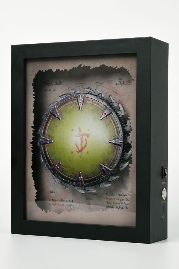 DOOM: The Dark Ages Spinning Shield Saw Shadowbox