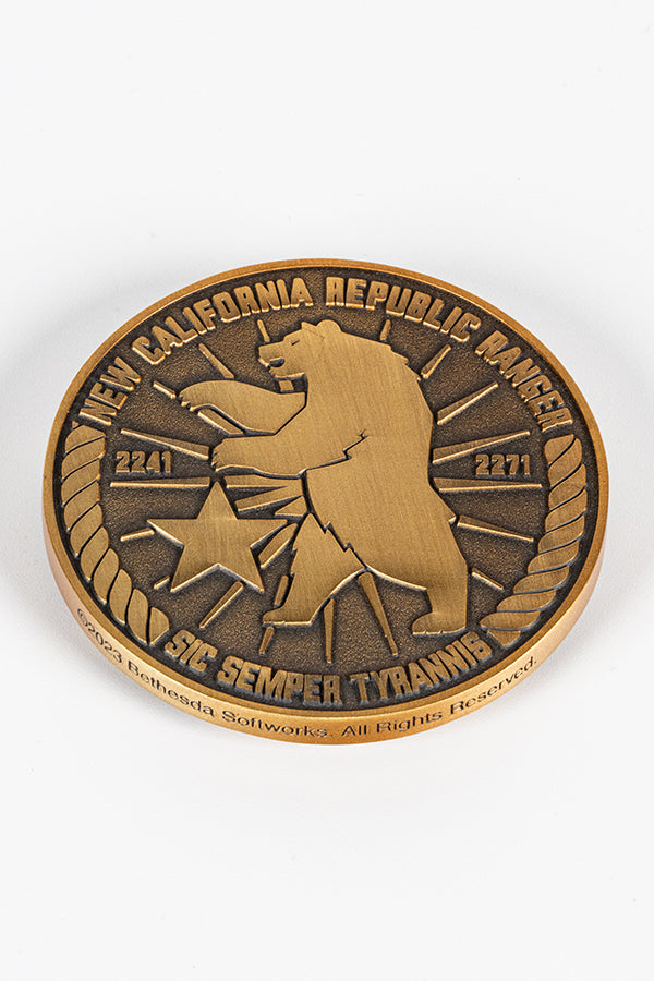 Fallout NCR Ranger Challenge Coin – Official Bethesda Gear Store