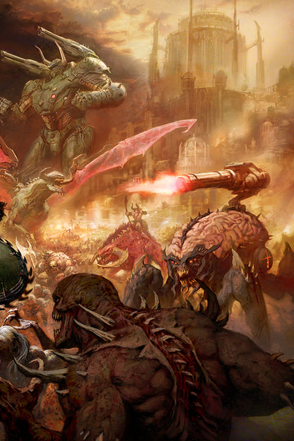 DOOM: The Dark Ages Endless Battle Lithograph