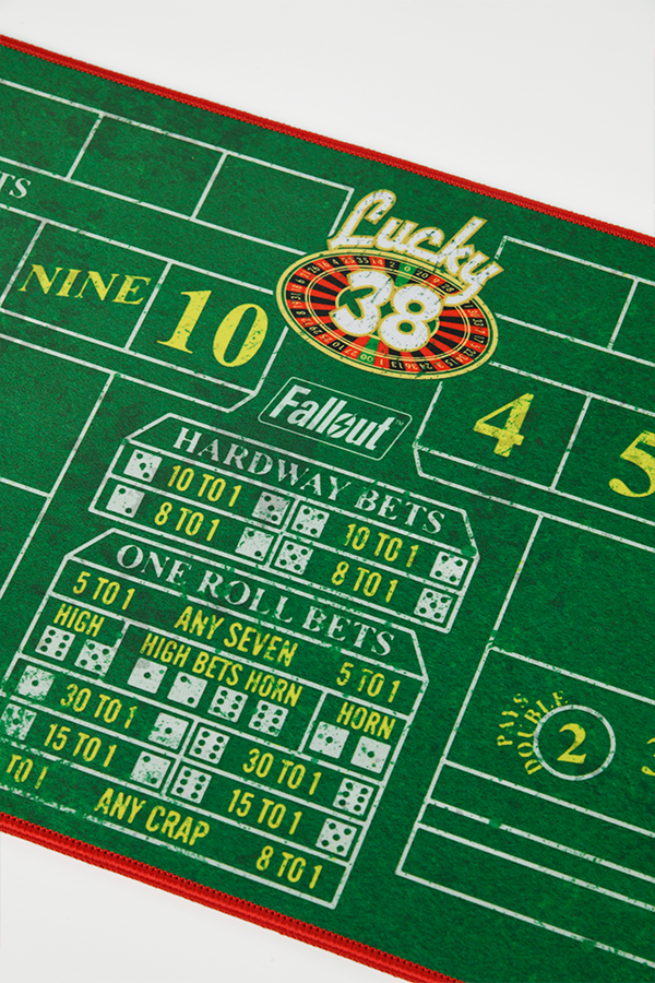 Fallout Lucky 38 Craps Table Oversized Mousepad