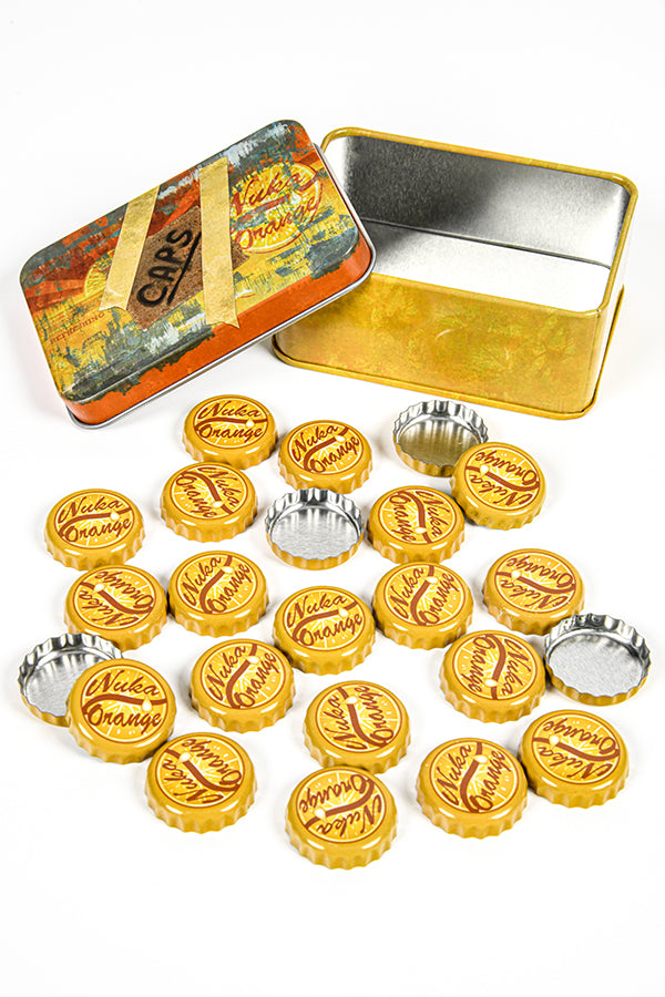 Fallout Bottle Caps Series Nuka Orange with Collectible Tin – Official ...