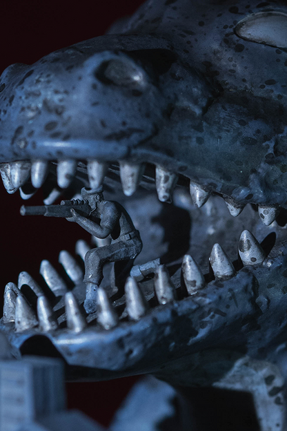 Fallout New Vegas Dinky the T-Rex Statue (Nighttime)