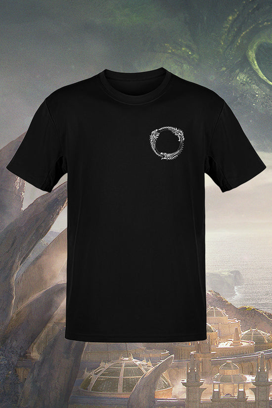 Ouroboros Crew Tee in Blue Foil