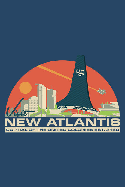 Starfield Visit New Atlantis Tee