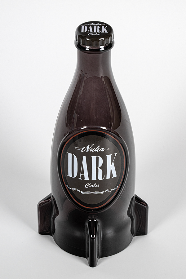 Fallout Nuka Cola Dark Glass Bottle and Cap