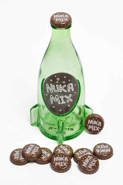 Fallout Nuka Mix Glass Bottle & Caps