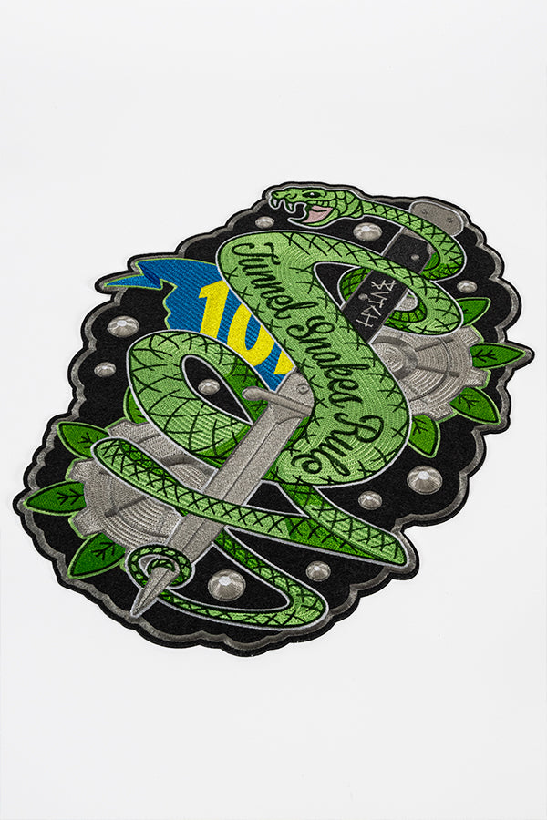 Fallout Tunnel Snakes Rule Chain Stitch Patch