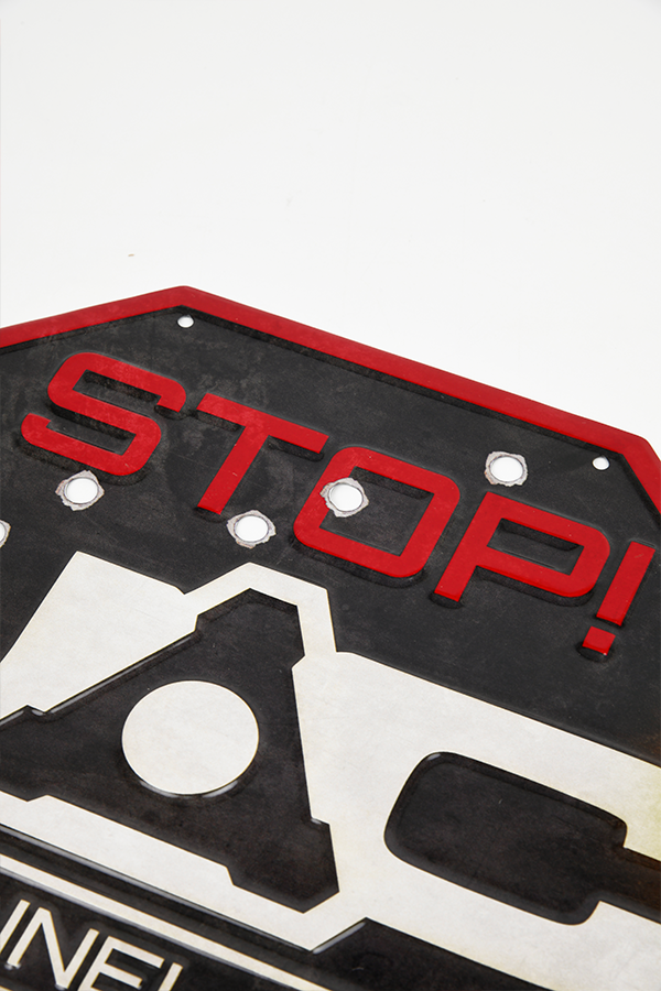 DOOM UAC Security Metal Sign