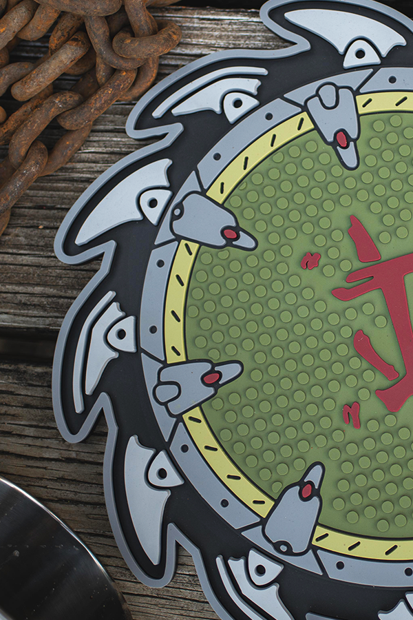 DOOM: The Dark Ages Shield Saw Bar Mat