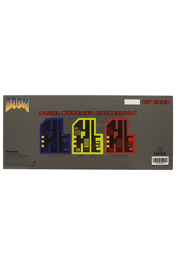 DOOM 30th Anniversary Pixel Key Set of 3