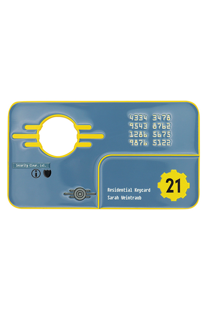Fallout: New Vegas Vault 21 Security Keycard Replica