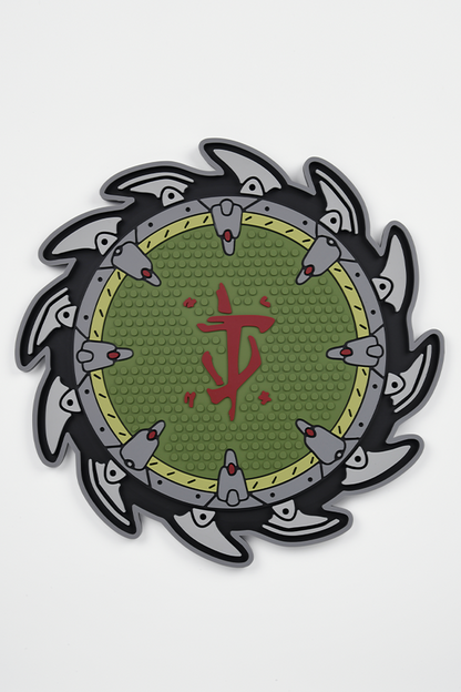 DOOM: The Dark Ages Shield Saw Bar Mat