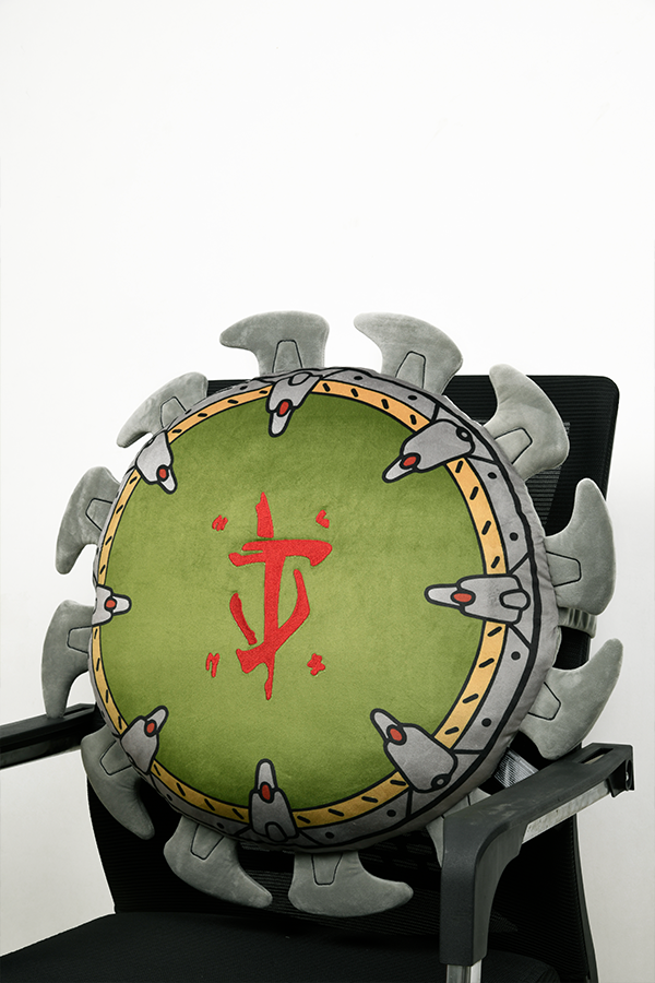 DOOM: The Dark Ages Shield Pillow Plush
