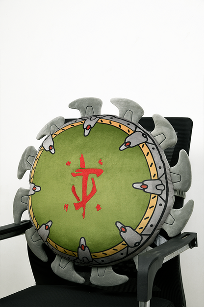 DOOM: The Dark Ages Shield Pillow Plush