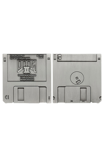 DOOM 2 Commemorative Floppy Disk (Antique Silver Edition)