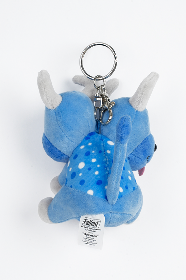 Fallout Blue Brahmin Keychain Companion