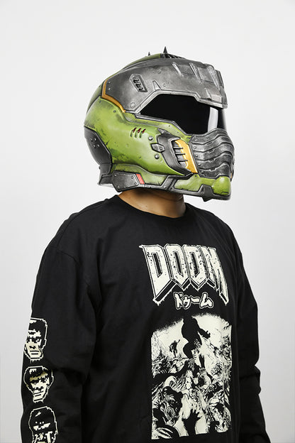 dr doom motorcycle helmet DOOM: The Dark Ages Wearable Helmet Replica – Official Bethesda Gear Store