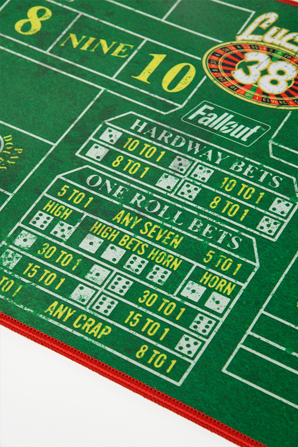 Fallout Lucky 38 Craps Table Oversized Mousepad