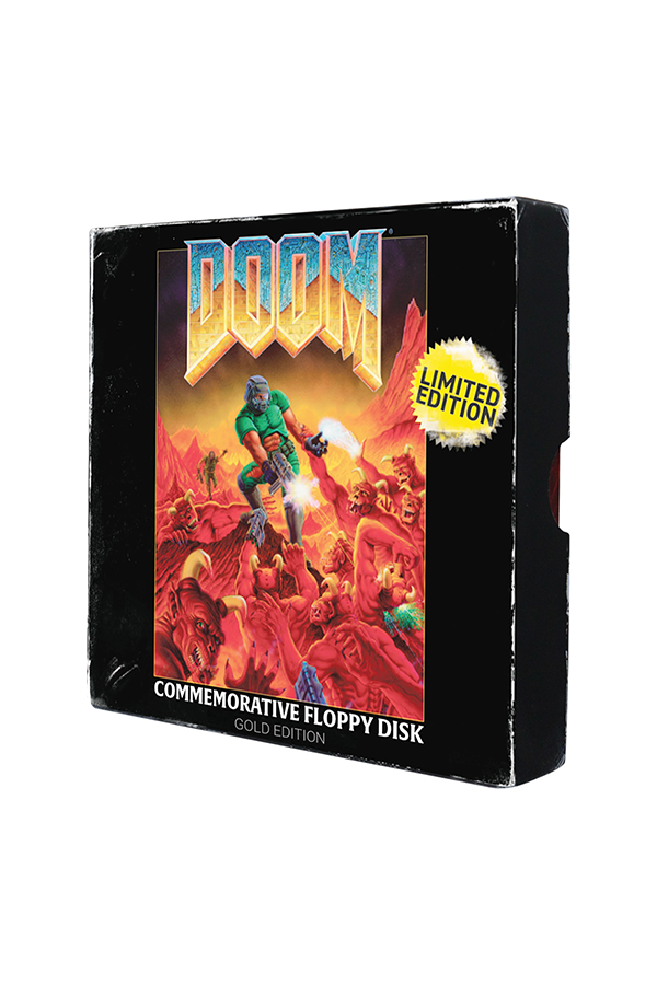 DOOM Floppy Disk Limited Edition Imitation Gold Plated Replica