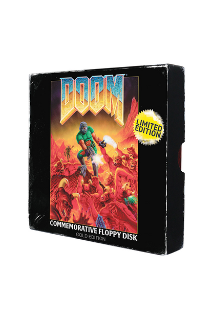DOOM Floppy Disk Limited Edition Imitation Gold Plated Replica
