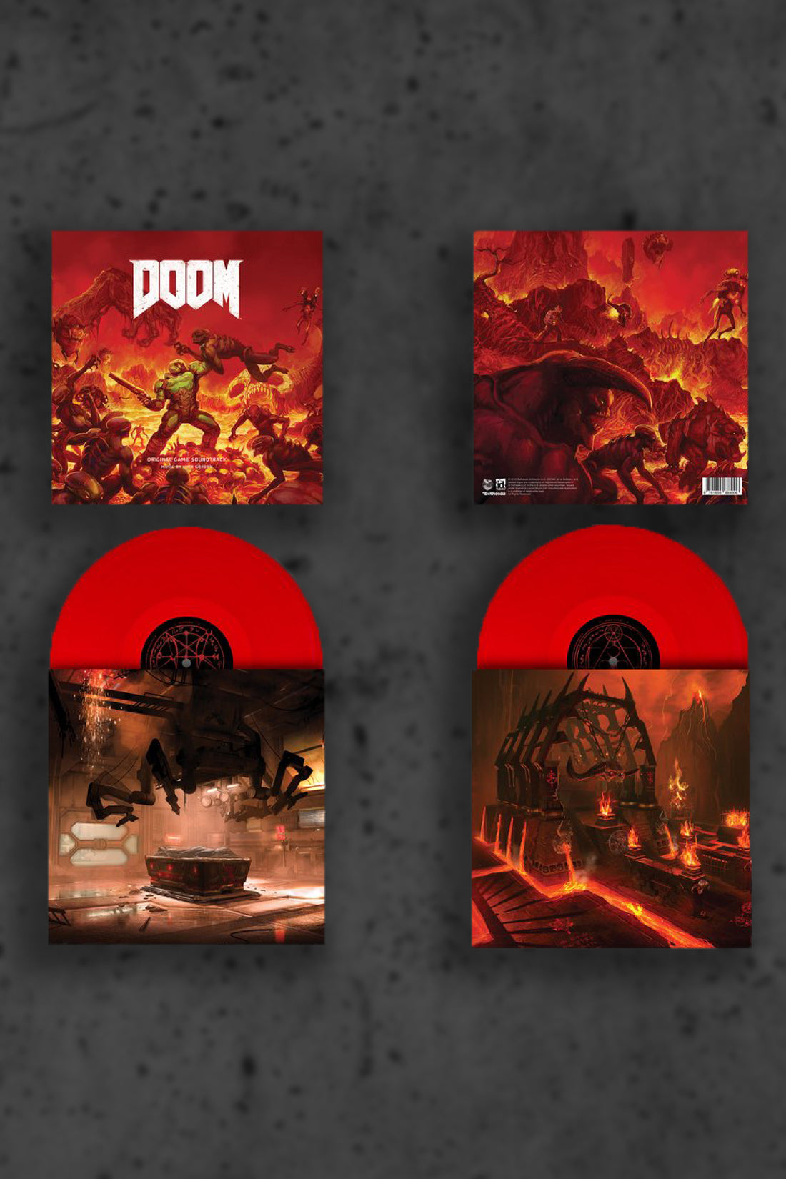 DOOM Deluxe Double Vinyl Record – Official Bethesda Gear Store