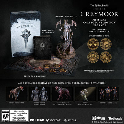 The Elder Scrolls Online: Greymoor Collector's Edition Upgrade details